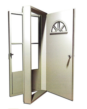 8000 Series Vinyl Steel Housetype Combination door